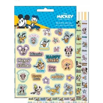 samolepka Klasické Samolepky Mickey Mouse a přátelé GIM 600 ks