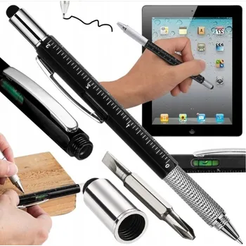 UNIVERZÁLNÍ PROPISKA MULTITOOL VODOVÁHA ŠROUBOVÁK 6v1