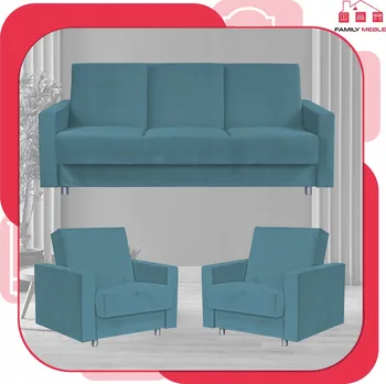 Sedací souprava Sedací souprava Family Meble modrá