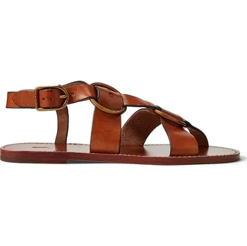 Dámské sandále Kožené sandály Polo Ralph Lauren Plo Rng Sandal dámské, hnědá barva, 818923266001 818923266001.200 88X, EUR 40