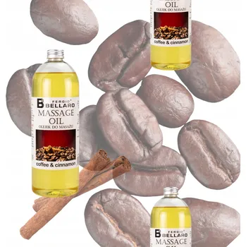 Masážní přípravek Fergio Bellaro Masážní olej s vůní kávy a skořice 1000 ml