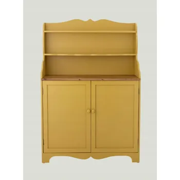 Komoda Komoda Bloomingville 91 x 39 x 134 cm, žlutá/přírodní