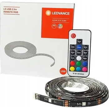 LED osvětlení LED pásek 5V 4,5W BAREVNÝ RGB 2,5m LEDVANCE