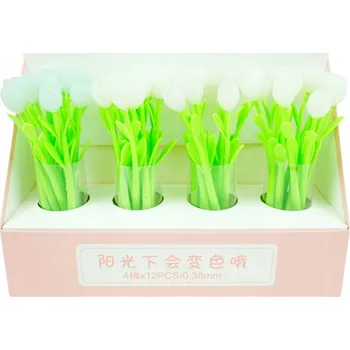 Liner propiska gelový Tulipán měnící barvu na slunci propiska UV