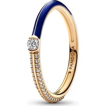 Prsten PANDORA ME prsten Pavé a modrá 48