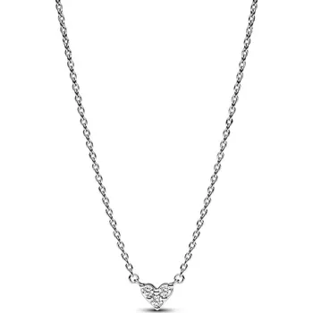 Oblečení a móda PANDORA náhrdelník Srdce se třemi kameny