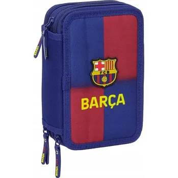 Penál Penál rozkládací trojitý Safta FC Barcelona červeno-modrý, 37 dílů