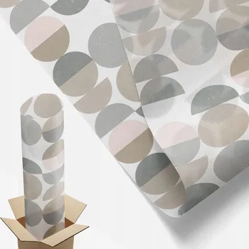 Prostěradlo Samolepicí Fólie Mléčná Samolepicí 50 x 116 cm Geometrické