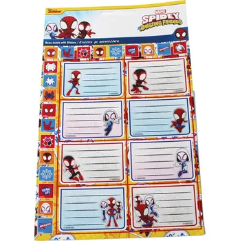samolepka Samolepky sešitu Spidey a Super-Kamarádi Giovas , 16 ks