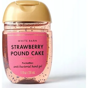 Koupelová kosmetika Bath & Body Works Strawberry Pound Cake – antibakteriální gel na ruce, 29 ml