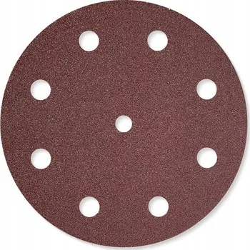 Brusný kotouč BRUSNÉ KOTOUČE Z BRUSNÉHO PAPÍRU NA SUCHÝ ZIP D125 NA DŘEVO P60 RUBÍN SADA 50 KS