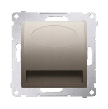 Schodišťové svítidlo Kontakt-simon 0,42 W LED stříbrné