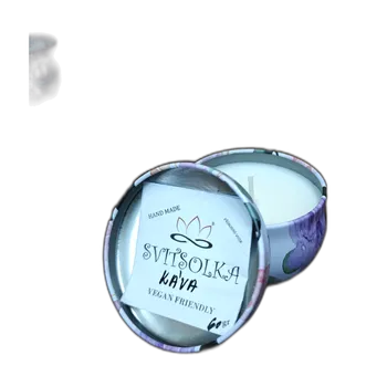 Svíčka Svitsolka Káva – ručně vyráběná svíčka v plechové dóze - Vůně...