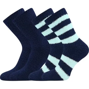 Dámské ponožky 2PACK dámské ponožky Boma - Světlana, tmavě modrá Barva: Modrá tmavě, Velikost: 35-41