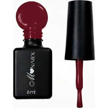 Přípravek na nehty Monarx Hybridní lak LADY IN RED 005 6ml