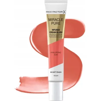Přípravek na tvář MAX FACTOR Miracle Pure krémová tvářenka odstín 06 Soft Peach