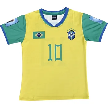 Numberoplus Dětský fotbalový dres tričko - Neymar Brazílie A2 Velikost: 16 let (vel.166-172)