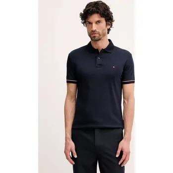 Pánské tričko Bavlněné polo tričko Tommy Hilfiger MW0MW41612 námořnická modř 59X, vel. L