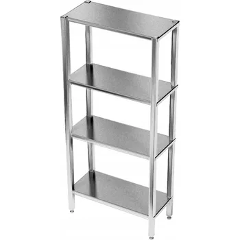 Dílenský regál REGÁL NEREZOVÝ 4-POLICOVÝ 80X50X180 FORGAST FG15323