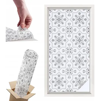 Okenní dekorace Fólie mléčná hotová 100 x 50 cm