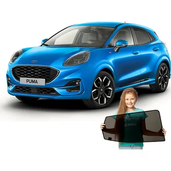 autokoberec Sluneční clony / Zástěny do oken Dedykované pro Ford Puma od roku 2019 - RayStop