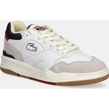 Pánská obuv Kožené tenisky Lacoste LINESHOT 48SMA0102 bílá 00X, EUR 43