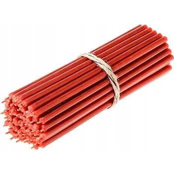 Svíčka Tradiční svíčka z včelího vosku Świece z naturalnego wosku pszczelego chrámové SVÍČKY Z VOSKU 10 ks