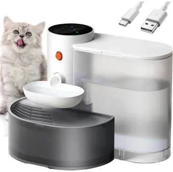 Miska pro psa PÍTKO FONTÁNA NA VODU PRO KOČKY PSY 3L S AUTOMATICKÝM DOPLŇOVÁNÍM VODY