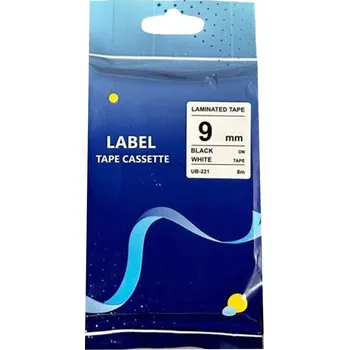 Pásek do tiskárny PÁSKA DO BROTHER 9MM 8M BÍLÁ UB-121