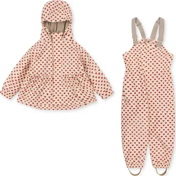 Kojenecký overall Dětský set do deště Konges Sløjd béžová barva KS100456 02X, vel. 86