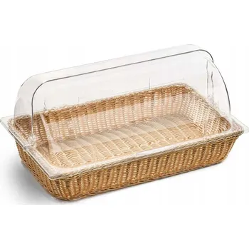 chlebník Koš na pečivo Forgast GN 1/1 s víkem roll-top 9 cm