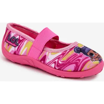 Dívčí baleríny Boto Balerínky pantofle pro holky L.O.L. SURPRISE Janeline Barva: Růžová, Velikost: 28