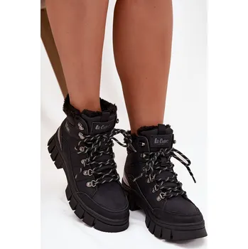 Dámské kozačky Zateplené dámské workery Lee Cooper LCJ-25-31-3910 Barva: Černá, Velikost: 40