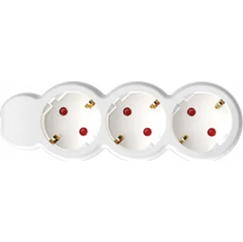 Napájecí kabel Home NV 3/WH prodlužovací přívod, 1,5 m, kabel H05VV-F 3G1,0 mm2, provedení IP20