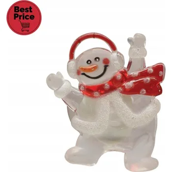 Vánoční dekorace Home KID 322 LED dekorace na okno, 1 LED, samolepicí, sněhulák, měnící barvu