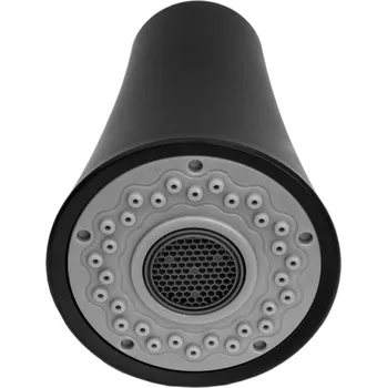 Vodovodní baterie Kuchyňská baterie Garmand Calda pod omítku, černá matná s vytahovací sprchou