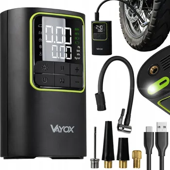 Kompresor ELEKTRICKÁ AKUMULÁTOROVÁ PUMPA AUTOMOBILOVÁ S KOMPRESOREM KOL VAYOX