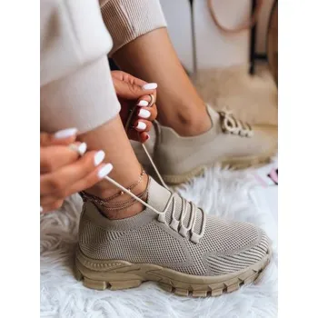 Dámské tenisky Dámské ponožkové tenisky STEEL THUNDER khaki