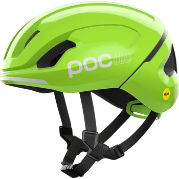 Cyklistická přilba Dětská cyklistická helma POC POCito Omne MIPS - Fluorescent Yellow/Green vel. SML (55 - 58 cm)