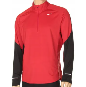 Pánské tričko Prodyšné běžecké tričko Nike Sphere s dlouhým rukávem a polovičním zipem, velikost L