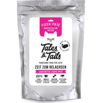 Krmivo pro kočku VLHKÉ KRMIVO MONOPROTEINOVÉ KRMIVO PRO KOČKY TALES&TAILS 100% LOSOS