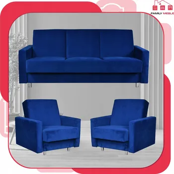 Sedací souprava Sedací souprava Family Meble modrá