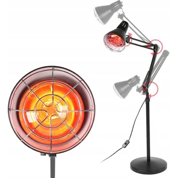 IP kamera Lampa lecznicza SOLUX INFRAČERVENÁ černá