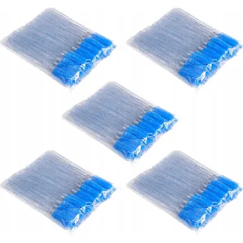 Barva na řasy a obočí Kartáčky na Řasy a Obočí Spirálky Na Jedno Použití Třpytivé Modré 5x50 ks