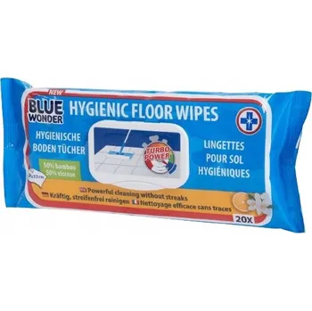 Papírový ubrousek Vlhčené ubrousky Blue Wonder z viskózy, 20 ks bílé