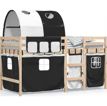 Dětská patrová postel z borovicového dřeva, 205,5 x 95,5 x 113,5 cm