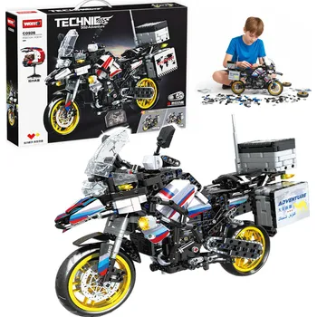 ostatní stavebnice Stavební kostky sportovní motorky 1424 el. prvky