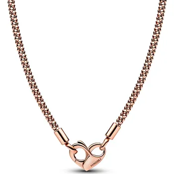 Náhrdelník PANDORA Řetízkový náhrdelník se cvočky Pandora Moments