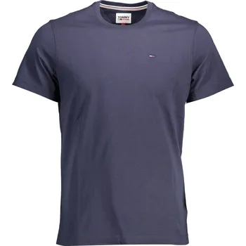 Pánské oblečení Tommy Jeans DM0DM04411 Pánské tričko navy S
