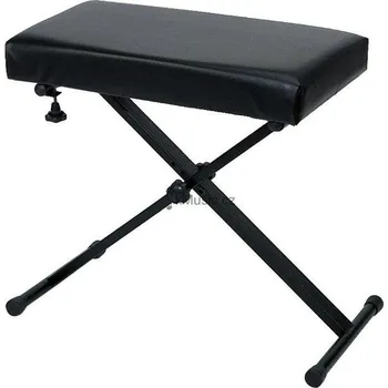 Gewa Stolička ke klávesám - černá, polstrovaná 7 cm